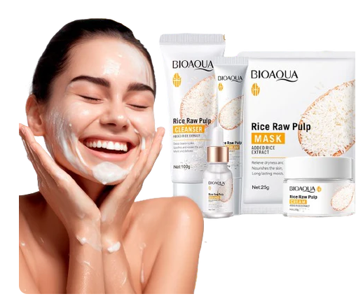 🌿 Combo de Cuidado Facial Bioaqua – Rutina Completa para una Piel Radiante