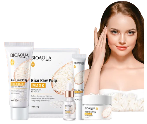 🌿 Combo de Cuidado Facial Bioaqua – Rutina Completa para una Piel Radiante