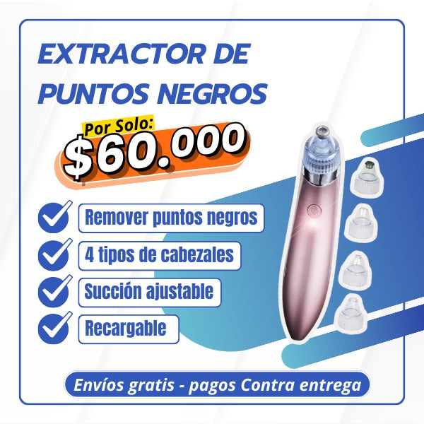 🔥 LIMPIADOR FACIAL DE NARIZ Y PUNTOS NEGROS – ELIMINA IMPUREZAS AL INSTANTE 🔥