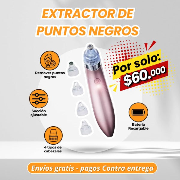 🔥 LIMPIADOR FACIAL DE NARIZ Y PUNTOS NEGROS – ELIMINA IMPUREZAS AL INSTANTE 🔥